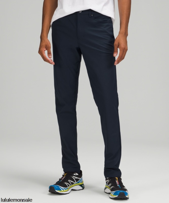 Lululemon Deutschland DELULU1026 | Abc Slim-fit Hose 34 Warpstreme True Navy
